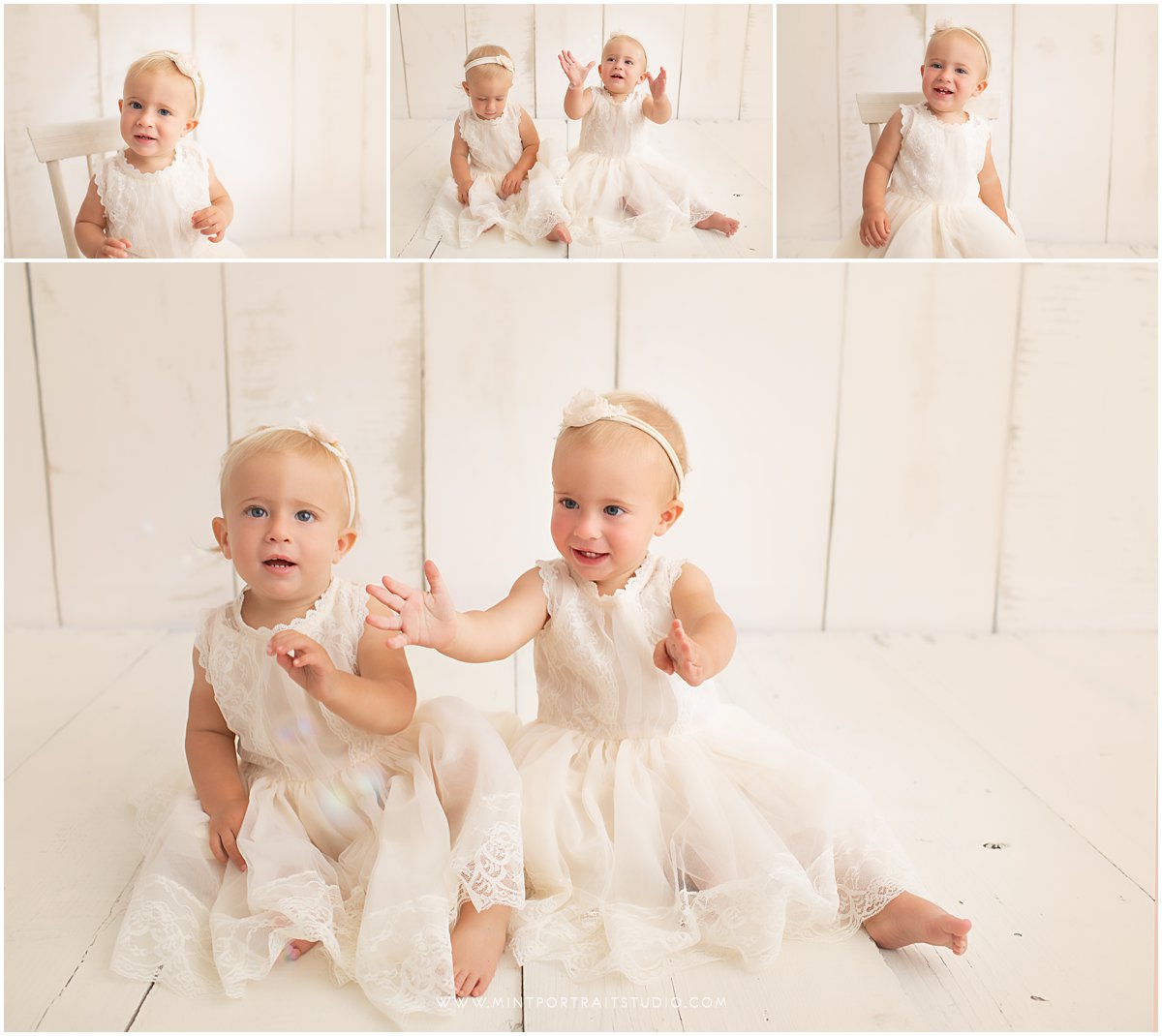 Twin First Birthday Photography | Carmel CA Baby Photographer